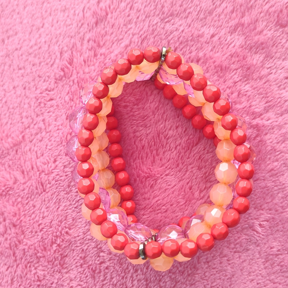 Colorful Beaded Bracelet For Spring/Summer